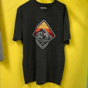 Levi's Men's Black Graphic T-Shirt XL